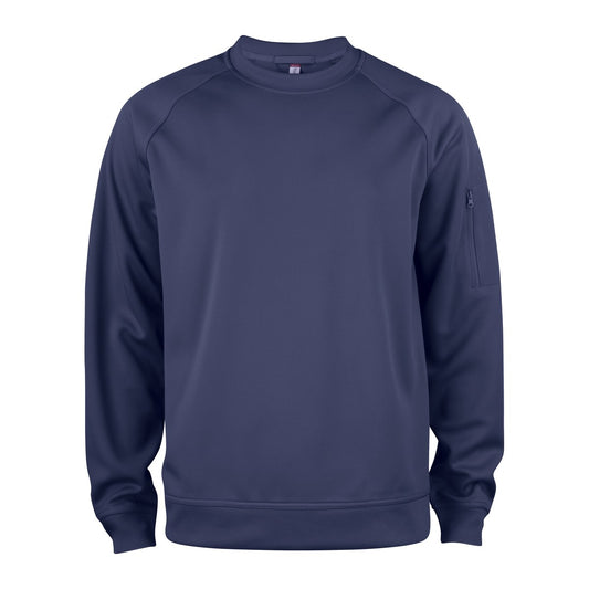 Basic Active Roundneck – Mörk marin